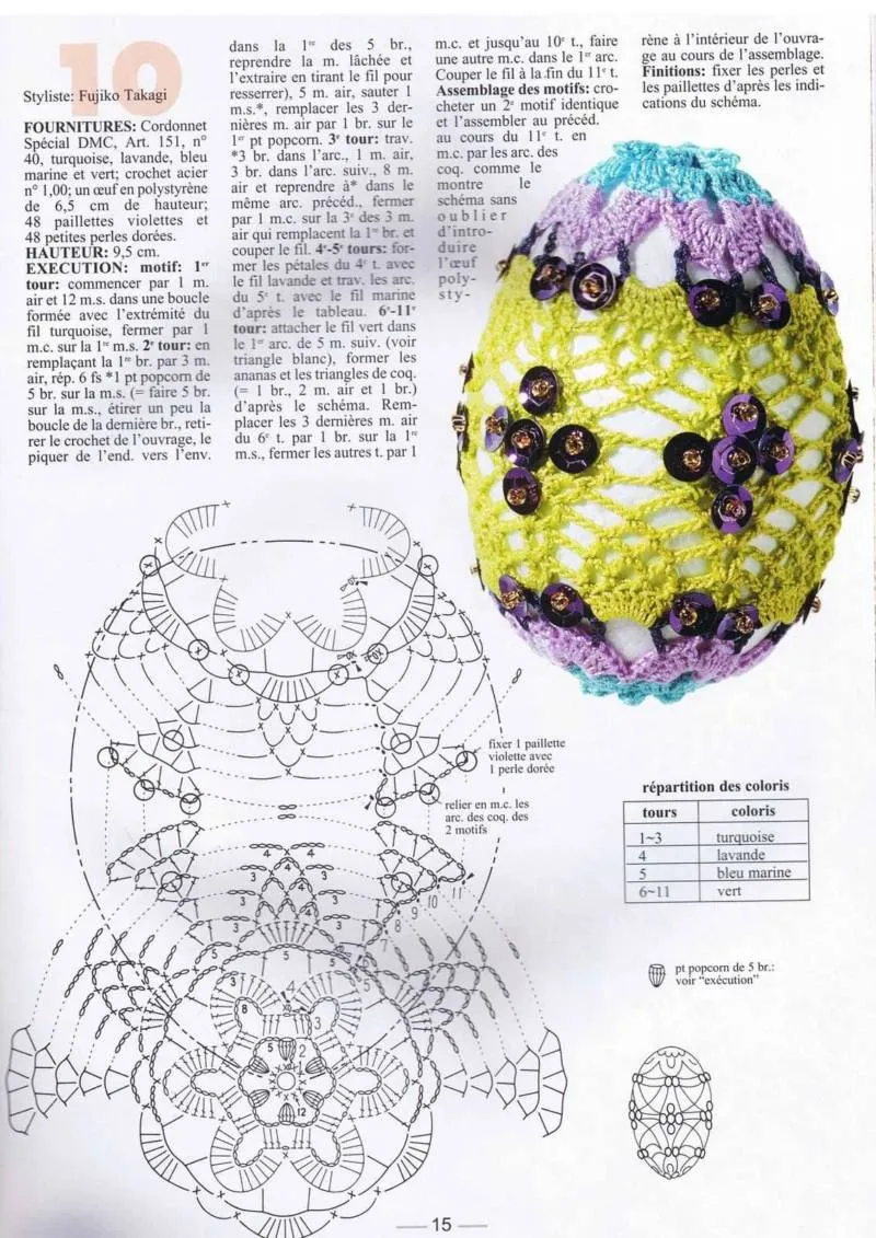 Пасхальне яйце гачком