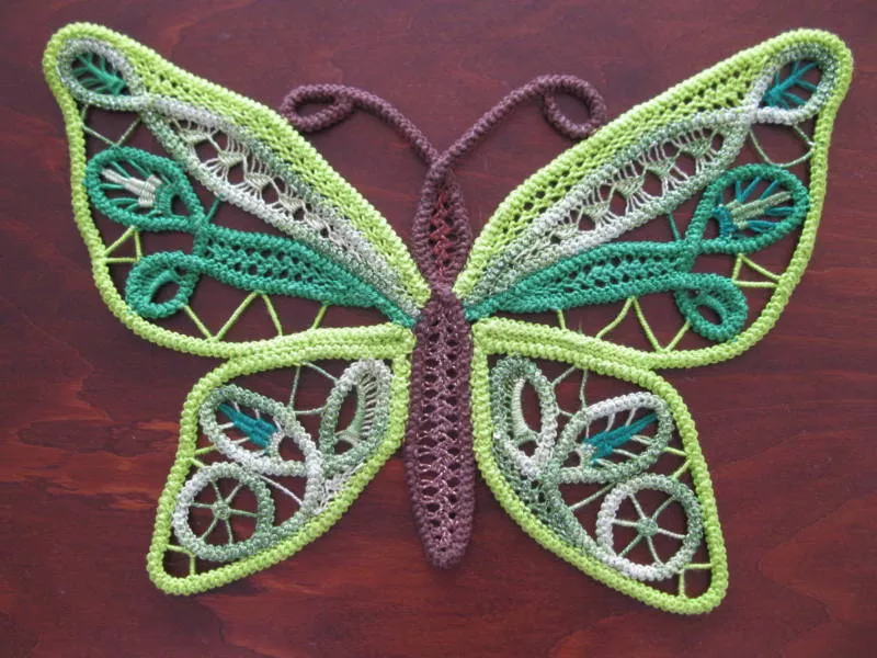 Бабочка крючком - простые мастер-классы для начинающих и схемы с описанием вязания красивой бабочки крючком