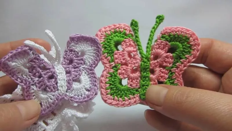 Бабочка крючком - простые мастер-классы для начинающих и схемы с описанием вязания красивой бабочки крючком