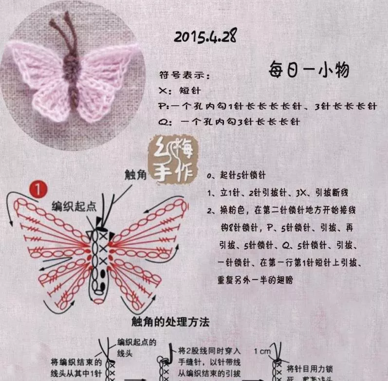 Бабочка крючком - простые мастер-классы для начинающих и схемы с описанием вязания красивой бабочки крючком