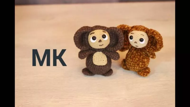 Чебурашка крючком - пошаговые мастер-классы для начинающих и схемы с описанием вязания маленького чебурашки, амигуруми, из плюшевой пряжи