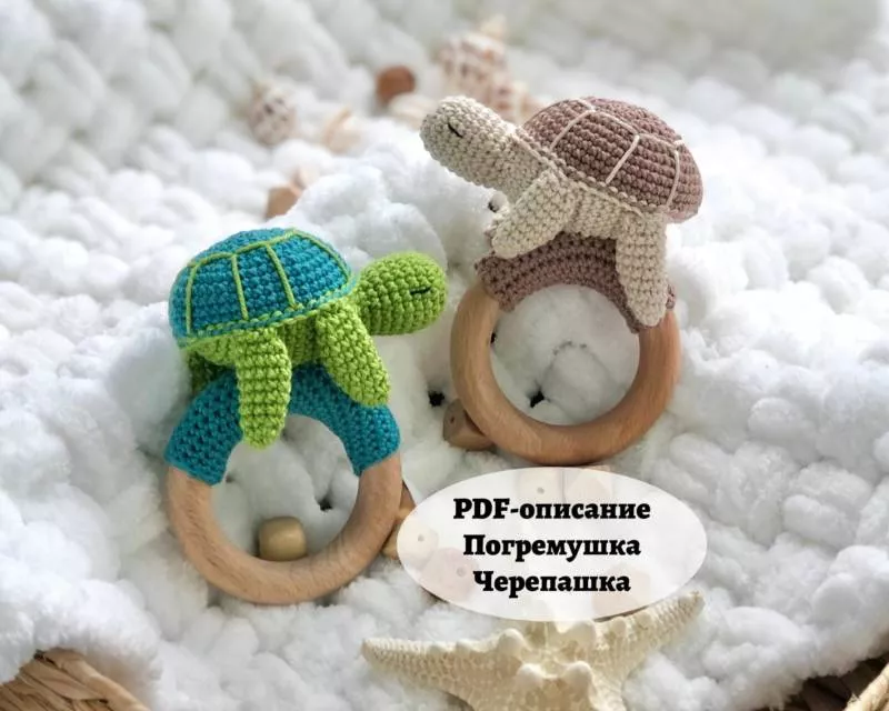 Черепашка крючком - мастер-классы для начинающих и схемы с описанием вязания маленькой черепашки, из плюшевой пряжи, амигуруми