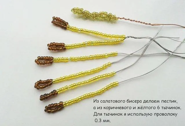 Цветы из бисера (106 фото): пошаговые мастер-классы для начинающих и описание плетения красивых цветов из бисера