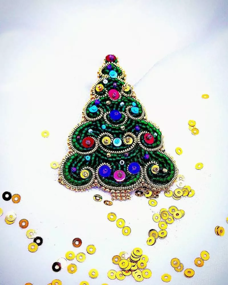 Елка из бисера - пошаговые мастер-классы для начинающих и схемы плетения своими руками елки из бисера