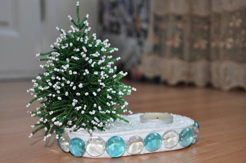 Елка из бисера - пошаговые мастер-классы для начинающих и схемы плетения своими руками елки из бисера