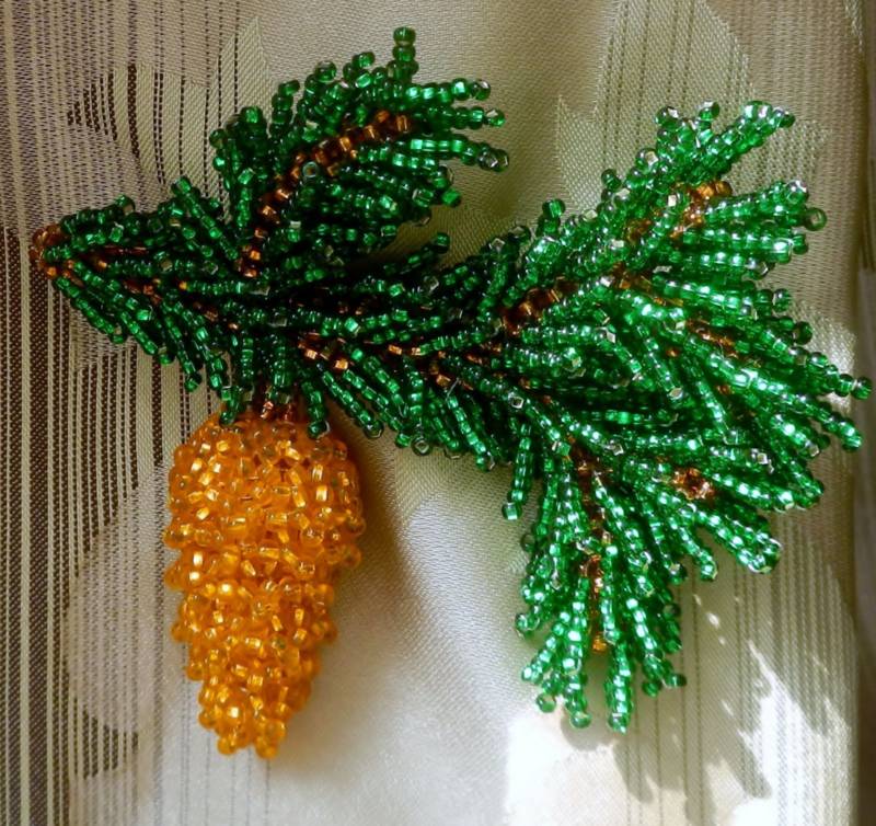 Елка из бисера - пошаговые мастер-классы для начинающих и схемы плетения своими руками елки из бисера