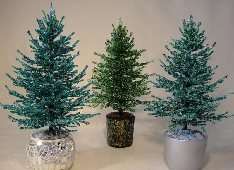 Елка из бисера - пошаговые мастер-классы для начинающих и схемы плетения своими руками елки из бисера