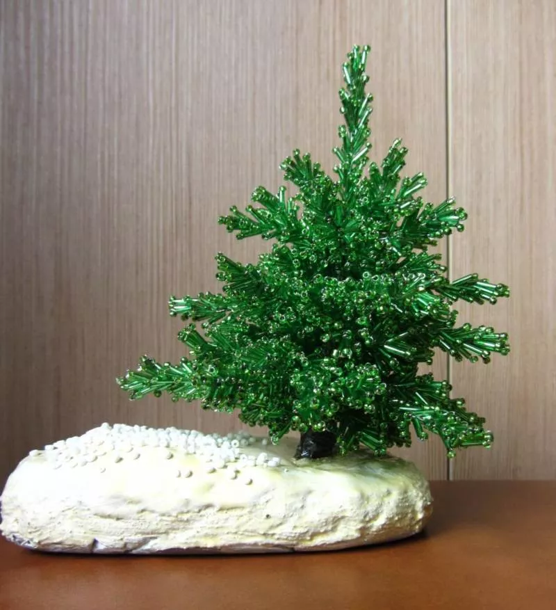 Елка из бисера - пошаговые мастер-классы для начинающих и схемы плетения своими руками елки из бисера