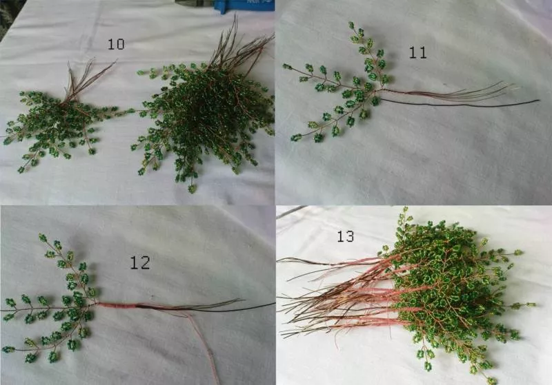 Елка из бисера - пошаговые мастер-классы для начинающих и схемы плетения своими руками елки из бисера