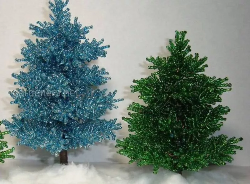 Елка из бисера - пошаговые мастер-классы для начинающих и схемы плетения своими руками елки из бисера