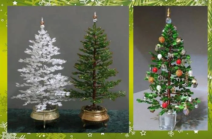 Елка из бисера - пошаговые мастер-классы для начинающих и схемы плетения своими руками елки из бисера