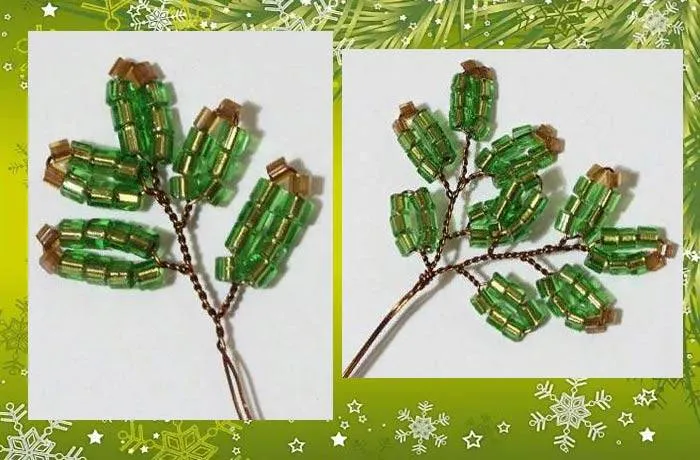 Елка из бисера - пошаговые мастер-классы для начинающих и схемы плетения своими руками елки из бисера