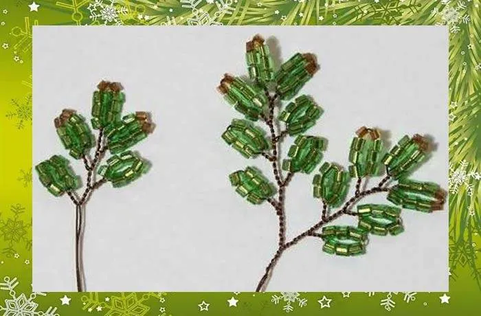 Елка из бисера - пошаговые мастер-классы для начинающих и схемы плетения своими руками елки из бисера