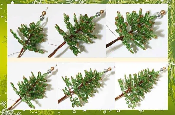 Елка из бисера - пошаговые мастер-классы для начинающих и схемы плетения своими руками елки из бисера