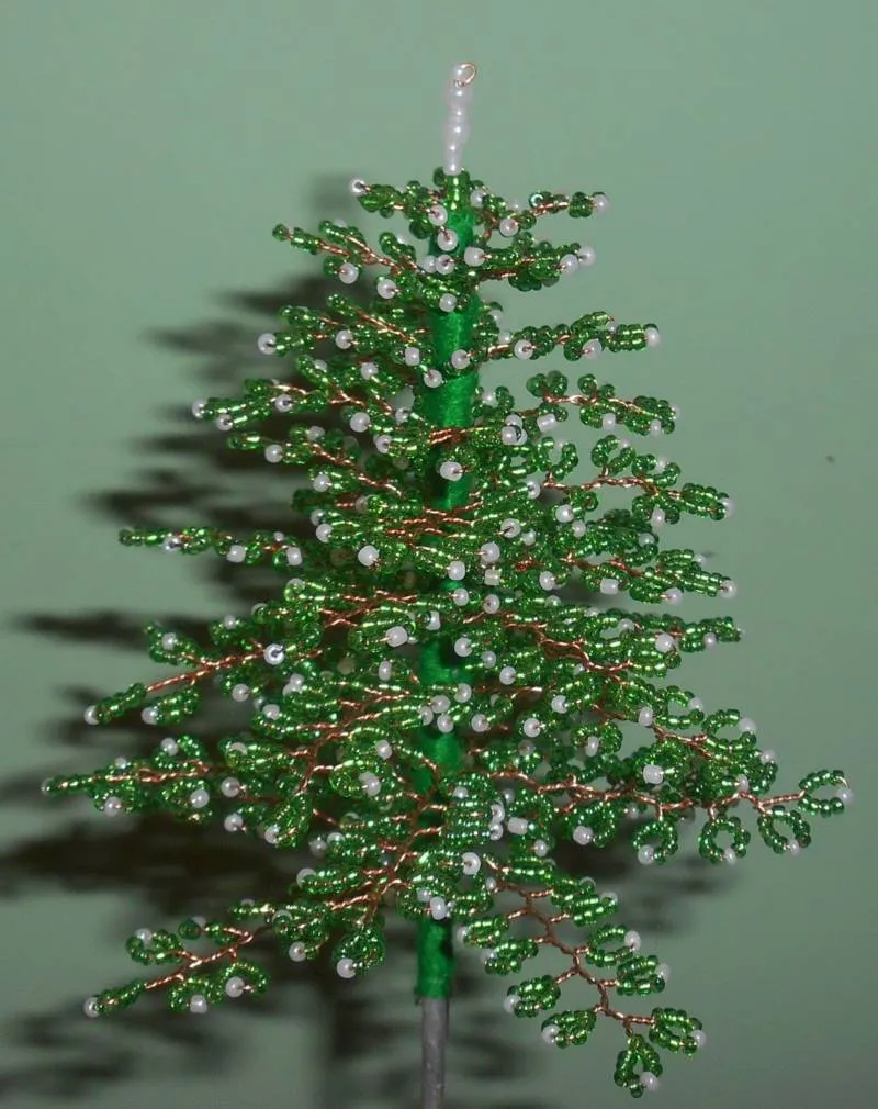 Елка из бисера - пошаговые мастер-классы для начинающих и схемы плетения своими руками елки из бисера
