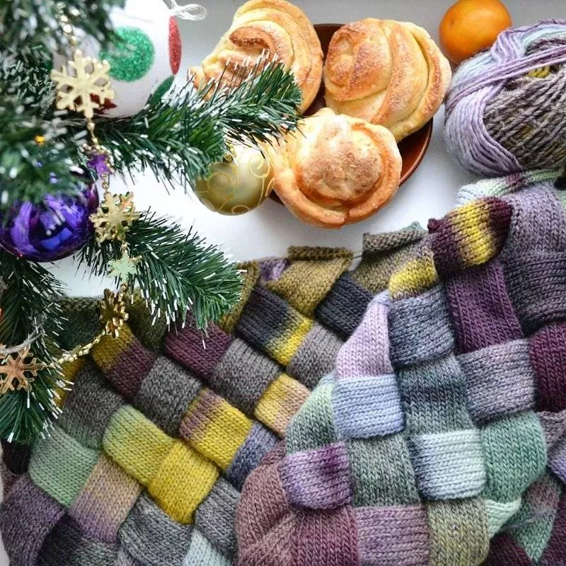 Энтерлак спицами - пошаговые мастер-классы для начинающих и схемы с описанием вязания в технике энтерлак