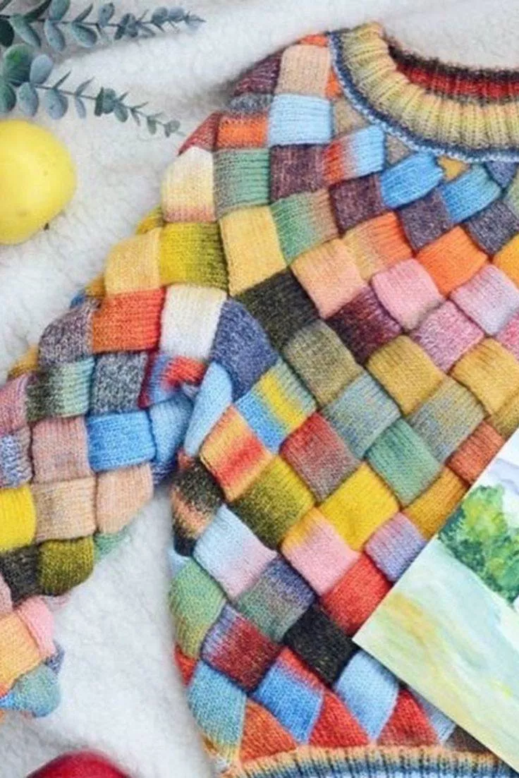 Энтерлак спицами - пошаговые мастер-классы для начинающих и схемы с описанием вязания в технике энтерлак