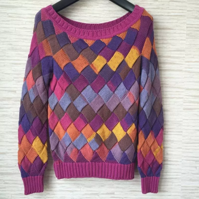 Энтерлак спицами - пошаговые мастер-классы для начинающих и схемы с описанием вязания в технике энтерлак