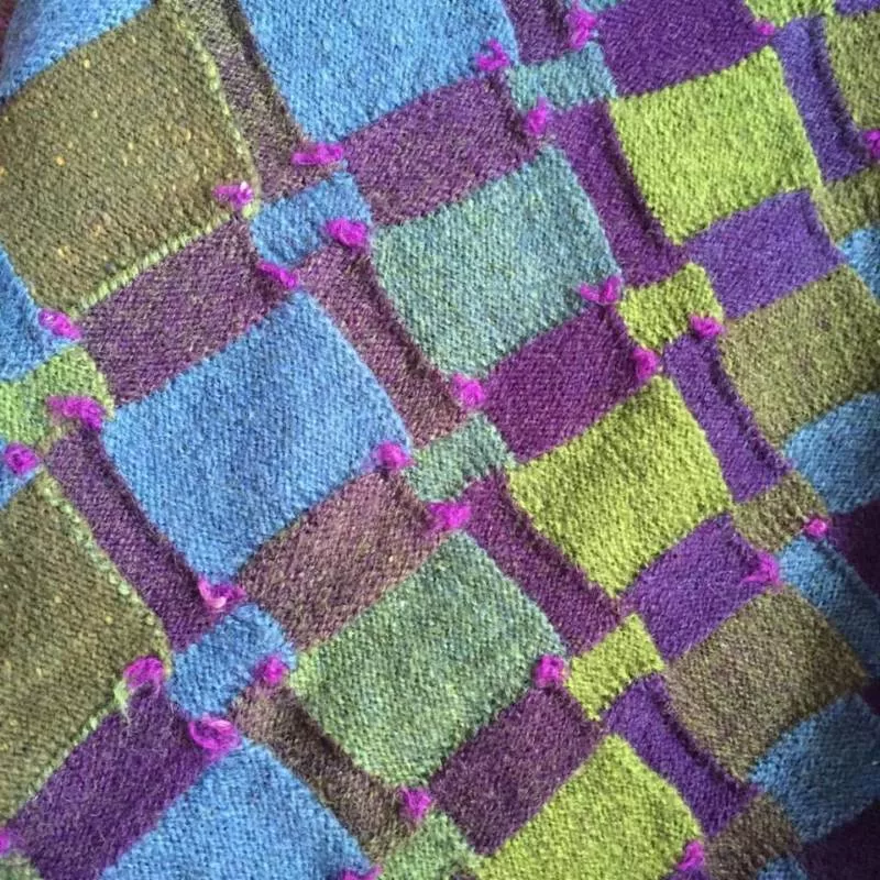 Энтерлак спицами - пошаговые мастер-классы для начинающих и схемы с описанием вязания в технике энтерлак