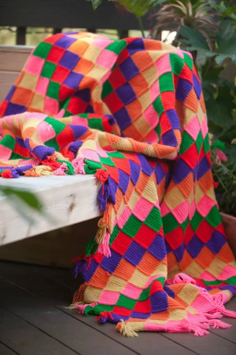 Энтерлак спицами - пошаговые мастер-классы для начинающих и схемы с описанием вязания в технике энтерлак