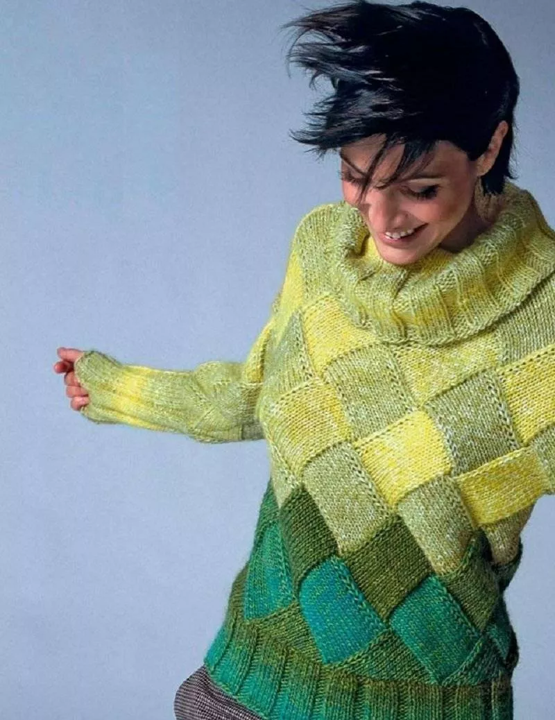 Энтерлак спицами - пошаговые мастер-классы для начинающих и схемы с описанием вязания в технике энтерлак