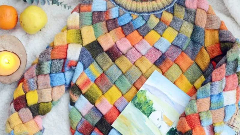 Энтерлак спицами - пошаговые мастер-классы для начинающих и схемы с описанием вязания в технике энтерлак