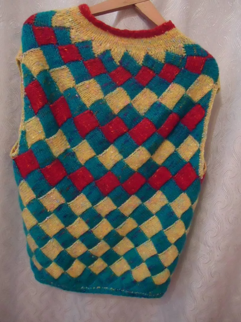 Энтерлак спицами - пошаговые мастер-классы для начинающих и схемы с описанием вязания в технике энтерлак