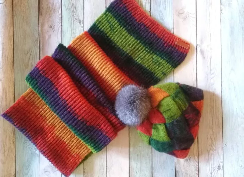 Энтерлак спицами - пошаговые мастер-классы для начинающих и схемы с описанием вязания в технике энтерлак