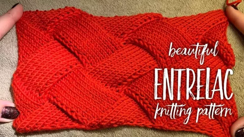 Энтерлак спицами - пошаговые мастер-классы для начинающих и схемы с описанием вязания в технике энтерлак