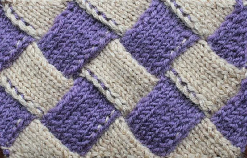 Энтерлак спицами - пошаговые мастер-классы для начинающих и схемы с описанием вязания в технике энтерлак