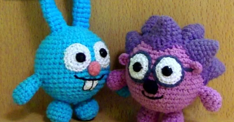 Ежик крючком - схемы для начинающих с описанием вязания ежика амигуруми, из плюшевой пряжи
