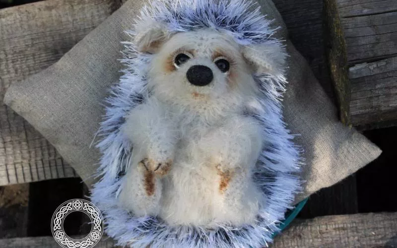 Ежик крючком - схемы для начинающих с описанием вязания ежика амигуруми, из плюшевой пряжи