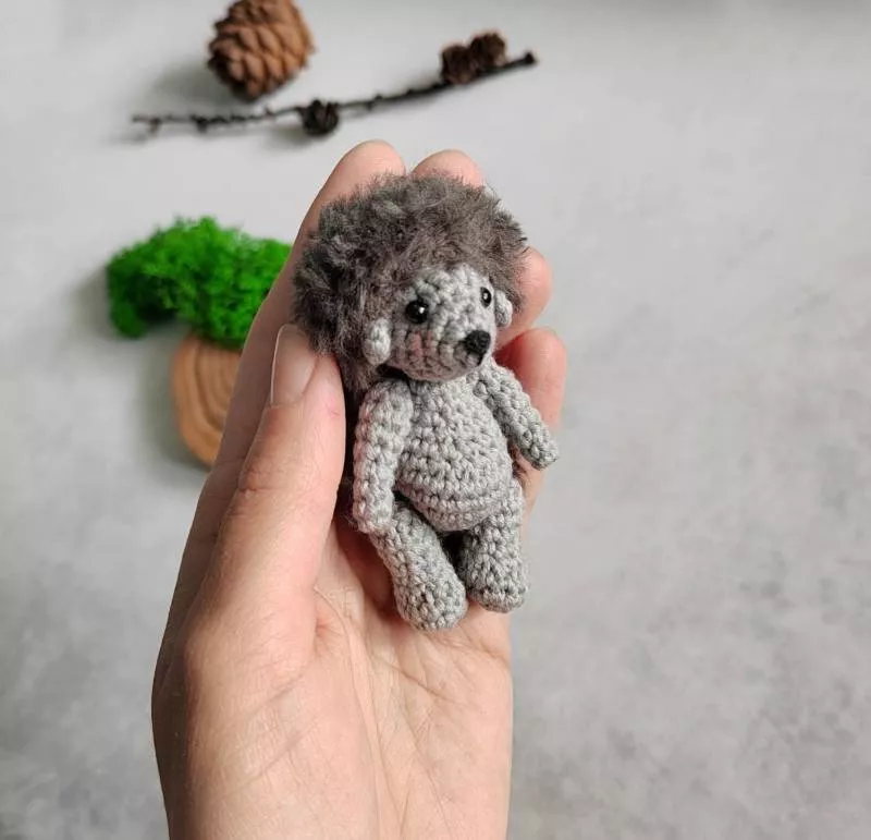 Ежик крючком - схемы для начинающих с описанием вязания ежика амигуруми, из плюшевой пряжи