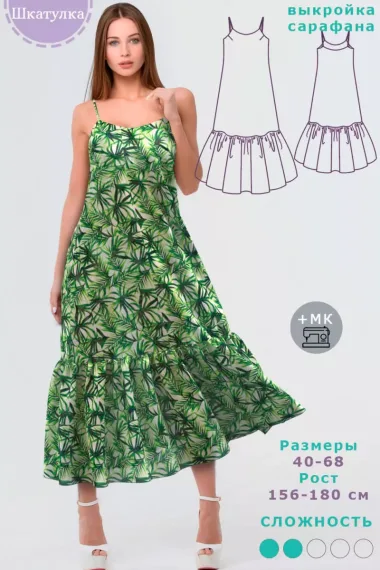 Выкройка сарафана своими руками
