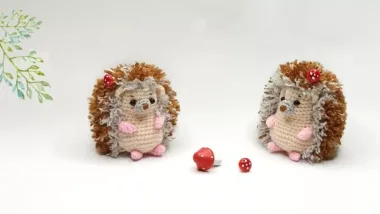 Ежик крючком