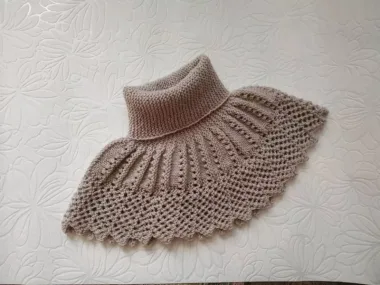 Манишка крючком