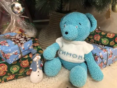 Мишка крючком