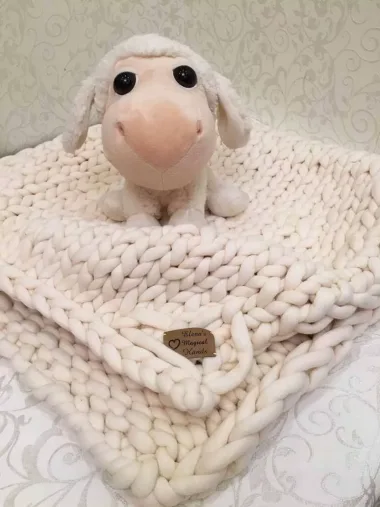 Плед детский крючком