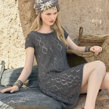 Платья спицами