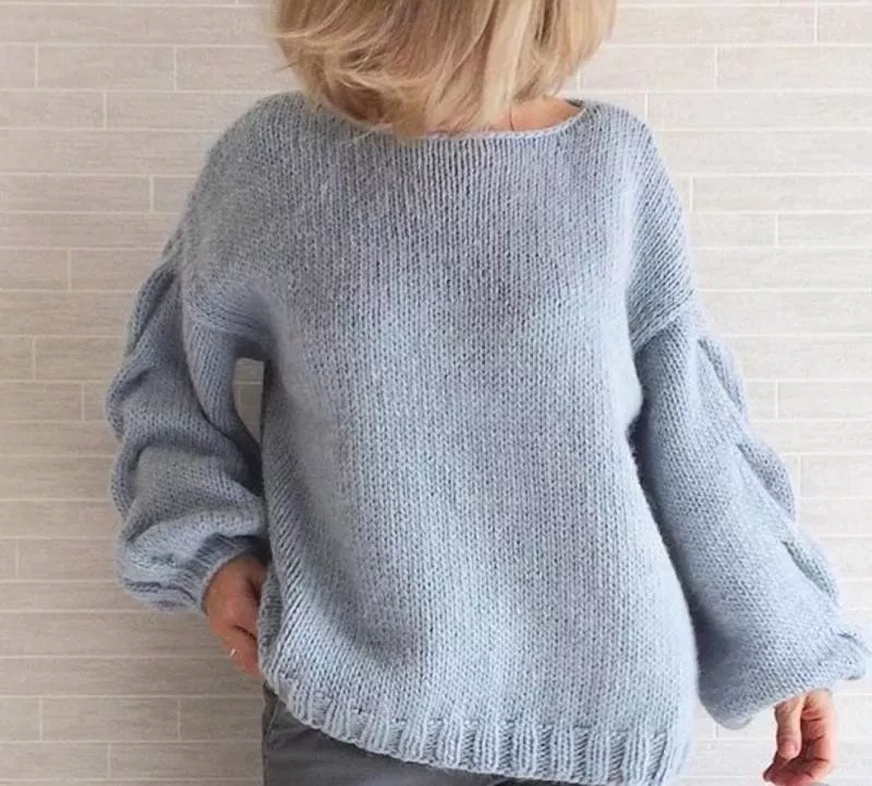 Лицевая петля спицами - узоры и схемы для начинающих с описанием вязания простой красивой лицевой петли спицами