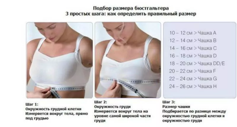 Как определить размер груди: по сантиметрам, буквам, ладошке, визуально и по бюстгальтеру (89 фото)