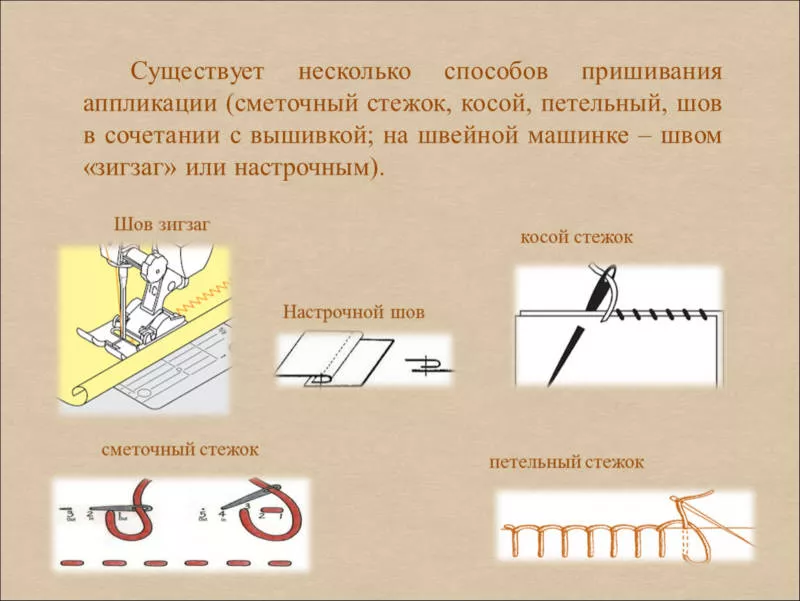 Виды швов для шитья - описание ручных и машинных швов для начинающих и детей