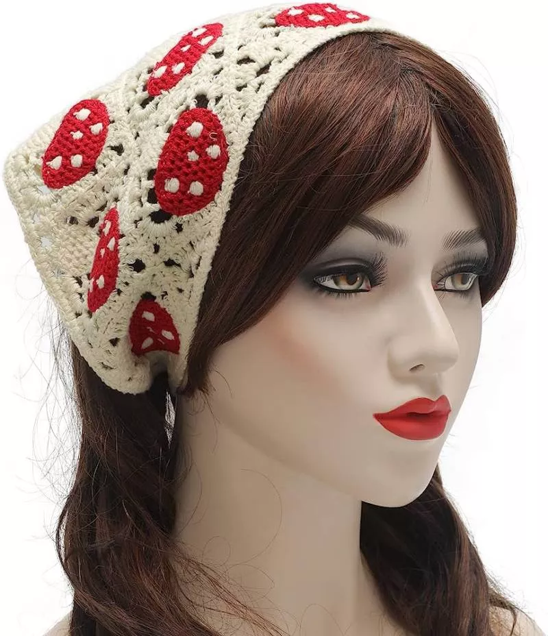 Косынка крючком - простые схемы для начинающих с описанием вязания красивой ажурной женской косынки