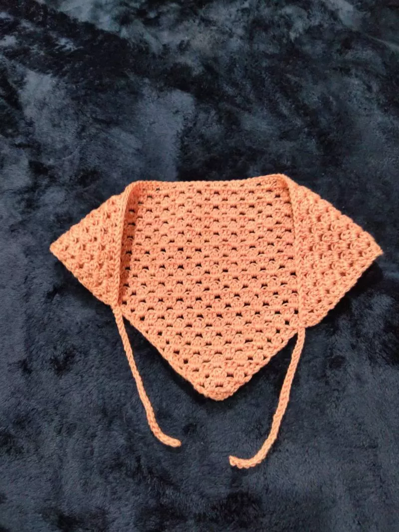 Косынка крючком - простые схемы для начинающих с описанием вязания красивой ажурной женской косынки