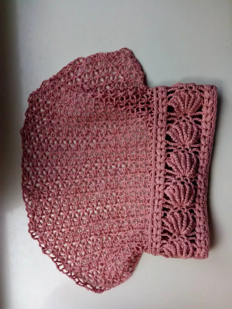 Косынка крючком - простые схемы для начинающих с описанием вязания красивой ажурной женской косынки