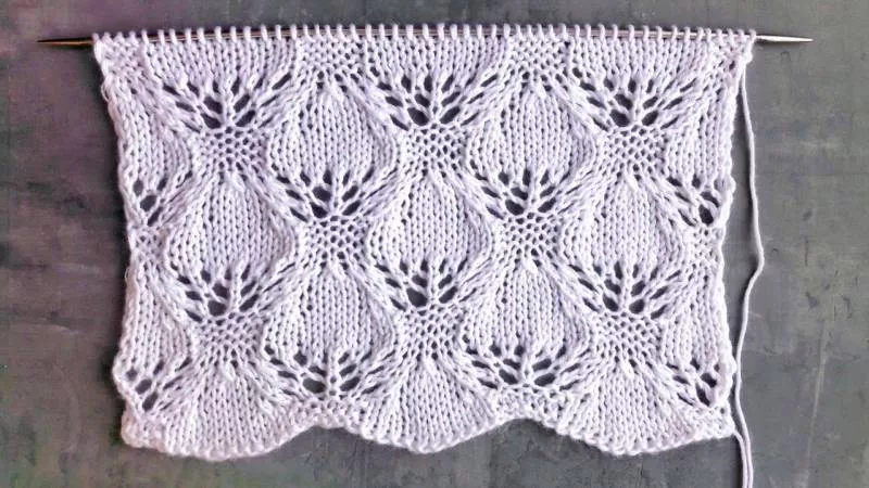 Красивые узоры спицами - простые схемы для начинающих и описание вязания красивых узоров спицами