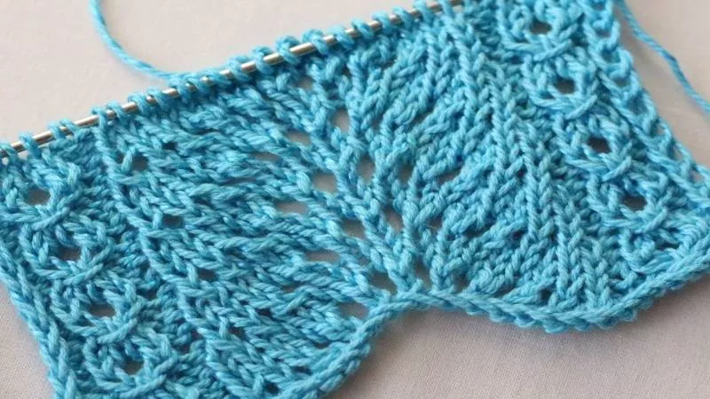 Красивые узоры спицами - простые схемы для начинающих и описание вязания красивых узоров спицами