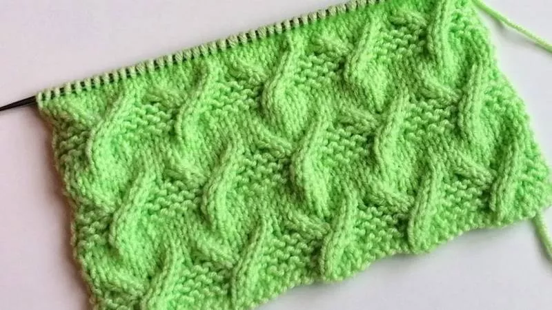 Красивые узоры спицами - простые схемы для начинающих и описание вязания красивых узоров спицами