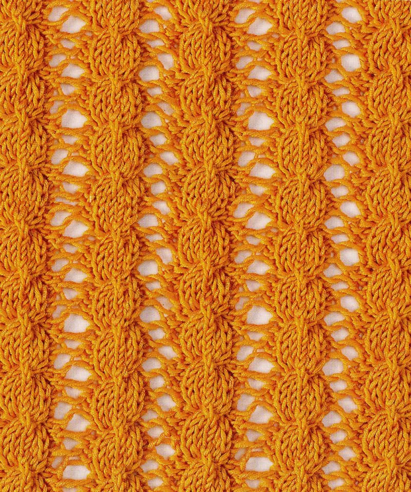 Красивые узоры спицами - простые схемы для начинающих и описание вязания красивых узоров спицами