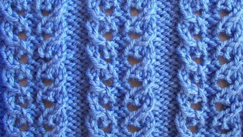 Красивые узоры спицами - простые схемы для начинающих и описание вязания красивых узоров спицами